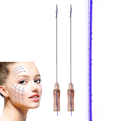 Plastic surgery thread lift cog barb 4d pdo thread lifting polydioxanone suture