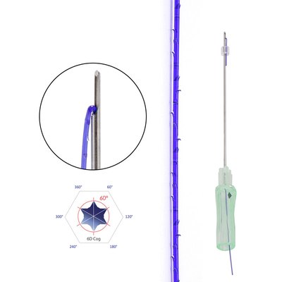 Plastic surgery Cog 6d face lift thread pdo polydioxanone suture thread