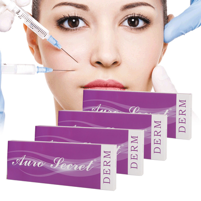 Hot sell 1ml 2ml  cross linked hyaluronic acid injectable face dermal filler gel