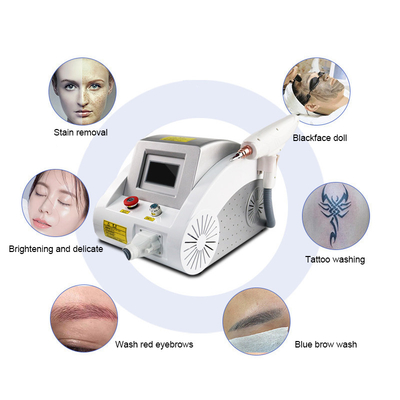 portable long pulse 1064 nm 532nm q switched nd yag laser tattoo removal machine with ce