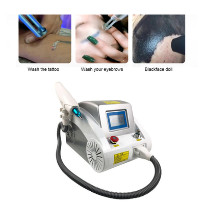 portable long pulse 1064 nm 532nm q switched nd yag laser tattoo removal machine with ce
