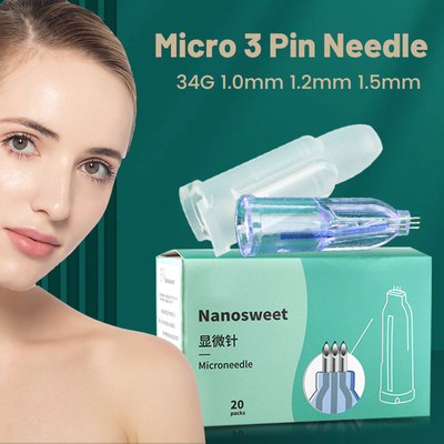 beauty mesotherapy Skin Tightening Anti-aging injection 3 pin multi needle
