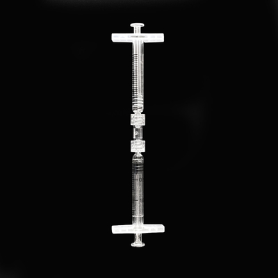 Individual packaging universal connects two syringes sterile luer lock connector