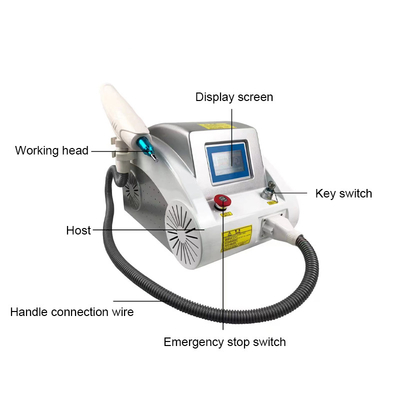 High power picosecond principle tattoo removal nd yag laser beauty equipment