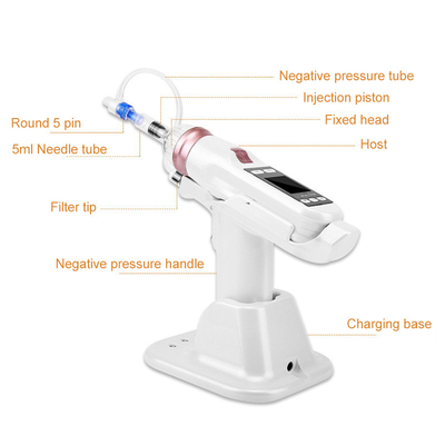 Three in one design high precision low noise ez mesotherapy gun for deep hydrating