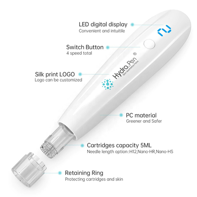 portable electrical microneedle skin rejuvenation 12pin hydra dr pen