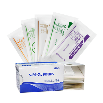 foil pouch disposable absorbable monofilament smooth surgical suture