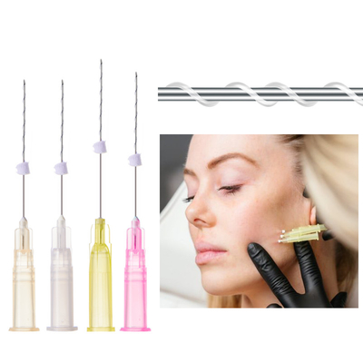 Long effect absorbable face lifting plla mono screw thread