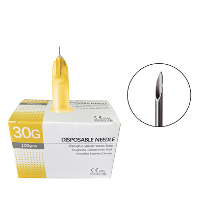 stainless steel safety beauty disposable mesotherapy hypodermic needle