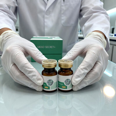 Recombinant Humanized Type III Collagen Freeze Dried Vial Set Anti Aging Skin Repair Firming Cosmetic Ingredient Serum