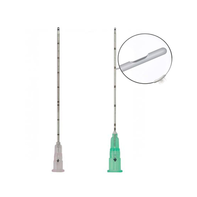 Hot selling cannula filler blunt tip micro cannula needle for hyaluronic acid fillers