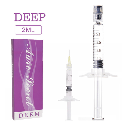 Manufactory facial derm deep fine 1ml 2ml 10ml hyaluronic acid dermal filler syringe and needle breast subskin
