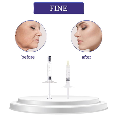 Fine cosmetic 2ml fill in facial wrinkle dermal filler facial breast butt injection price hyaluronic acid meso filler