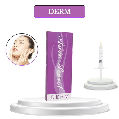 Supplier cosmetic gel 1ml vial hydrogel injection for lip butt augmentation glass syringe hyaluronic acid dermal filler