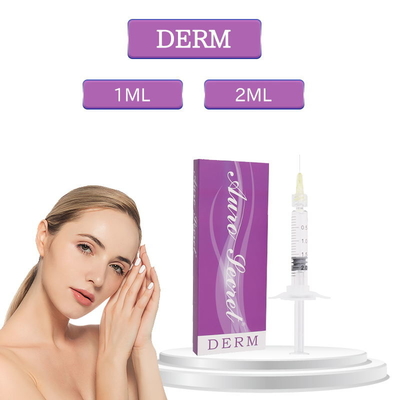 High quality derma deep 2ml gel lip mouth lines facial wrinkles buttock hyaluronic acid lido injections acid filler