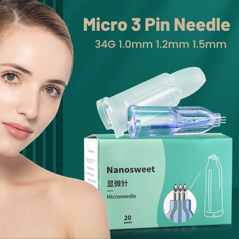 beauty mesotherapy Skin Tightening Anti-aging injection 3 pin multi needle