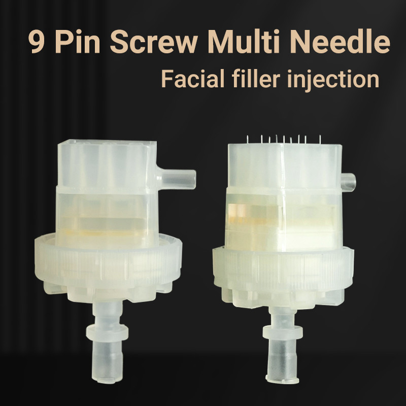 0-2mm adjustment range 9 Pin screw multi needle for mesotherapy gun
