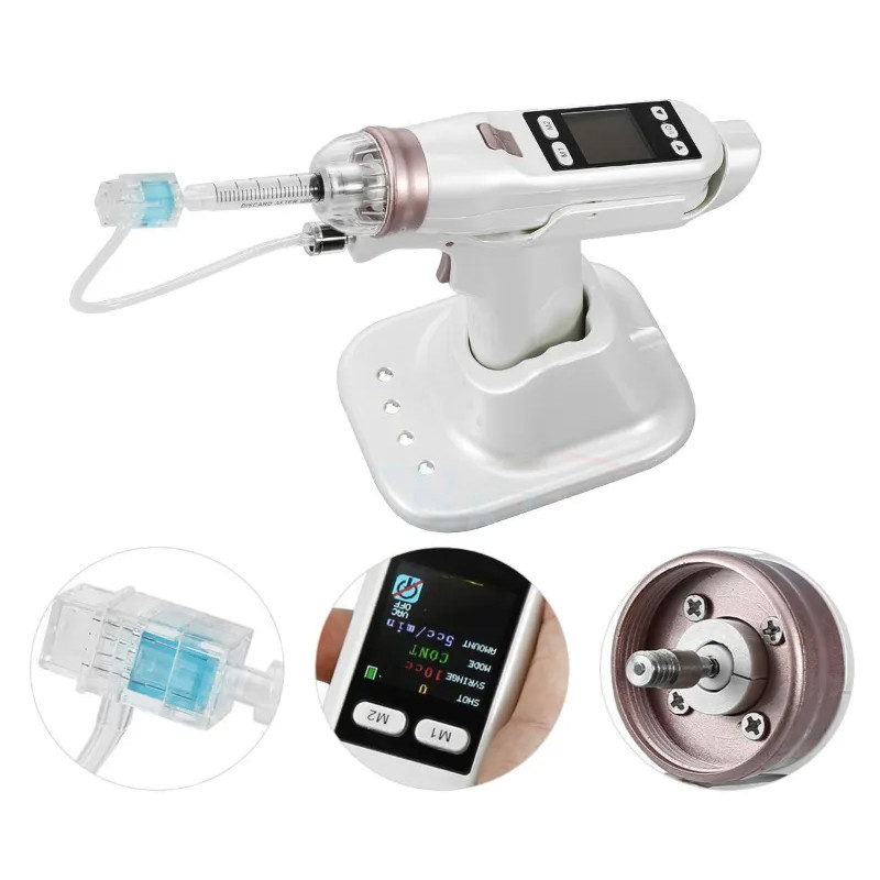 Three in one design high precision low noise ez mesotherapy gun for deep hydrating