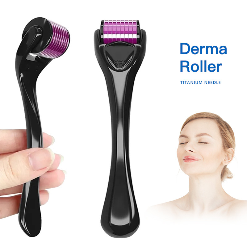 titanium 0.25mm micro needle derma roller for hair regrowth