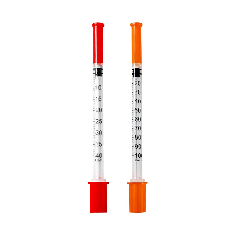 1ml disposable insulin syringe with safety needle