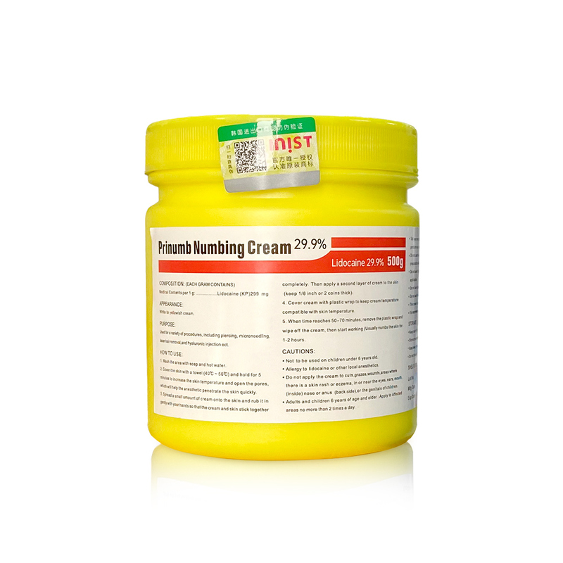 Non irritating alleviate pain laser treatment 29 % numbing cream