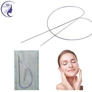 Double arm pcl thread for eyebrow neck lift
