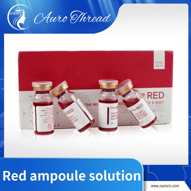 lipo fat dissolve burning injection Red Ampoule Solution using hyaluronic pen for fat loss