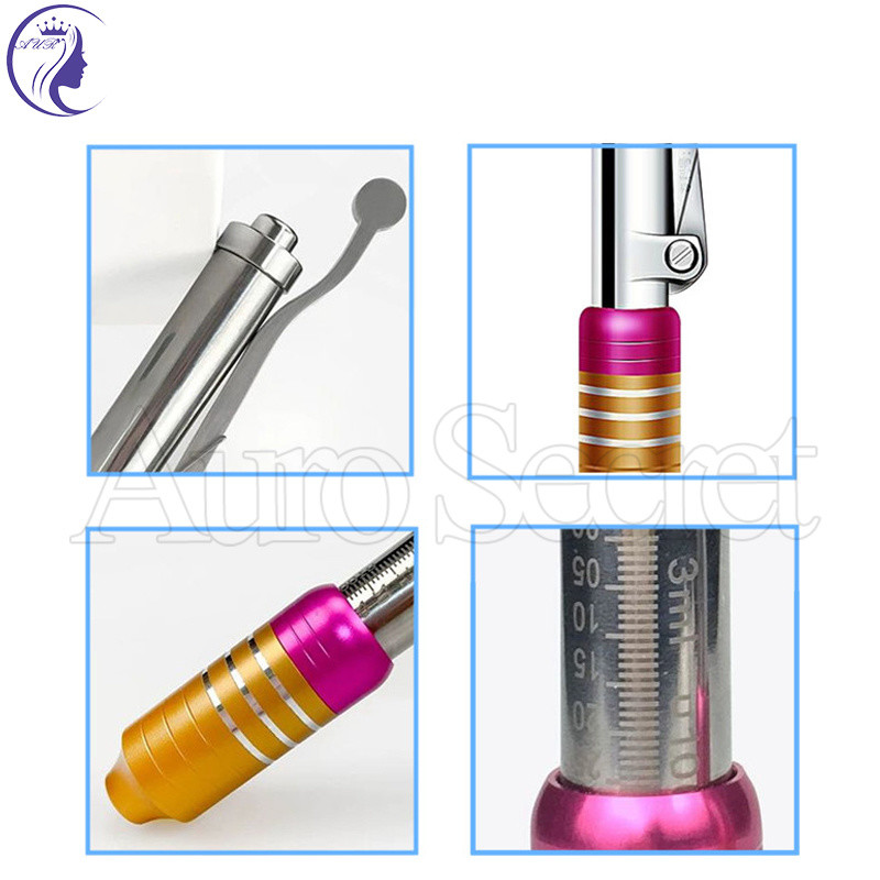 CE Hyaluron Gold Pen Lip Enhancement Needle Free For Hyaluronix Acid
