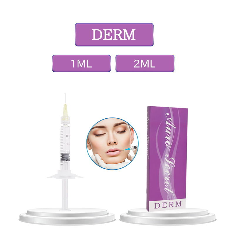 Facial forehead mouth lines dermal filler subskin 10ml injections