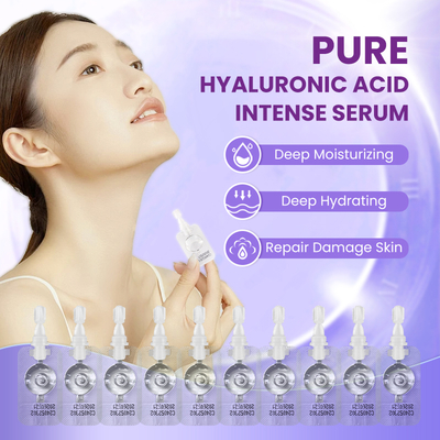 ODM OEM hydrating firming facial pure hyaluronic acid serum for face